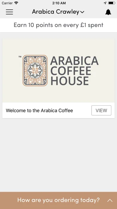Screenshot di Arabica Coffee House