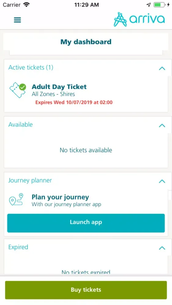 صور Arriva m-ticket