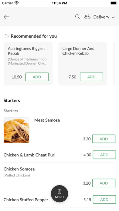 Скриншоты Asha Indian Takeaway