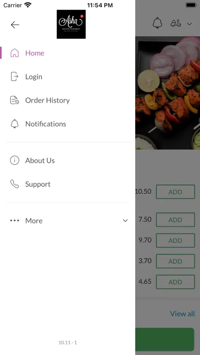 Скриншоты Asha Indian Takeaway