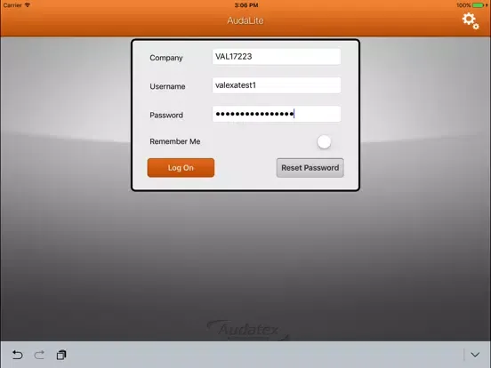 Capturas de tela do AudaLite iPad 