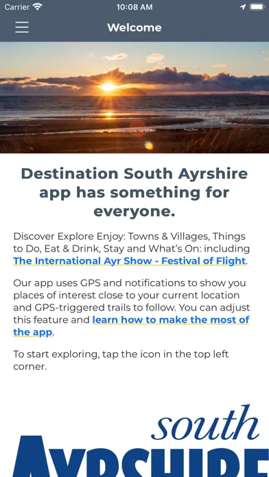 Screenshot di Destination South Ayrshire