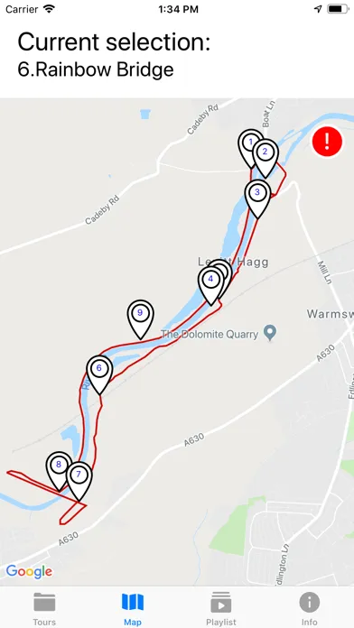 Zrzuty ekranu Don Valley Way Audio Guide