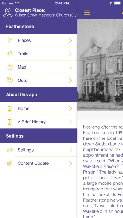 Featherstone Heritage Trails Screenshots