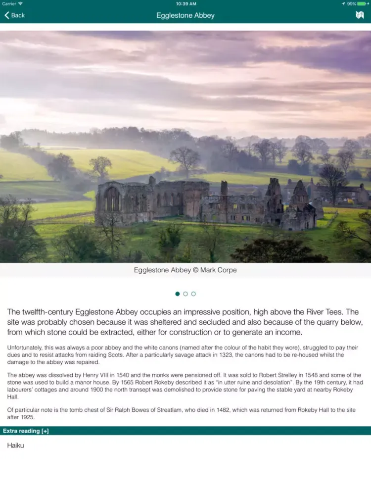 Capturas de pantalla de Heart of Teesdale iPad 