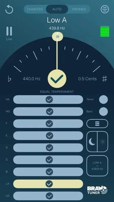 Braw Bagpipe Tuner Ekran Görüntüleri