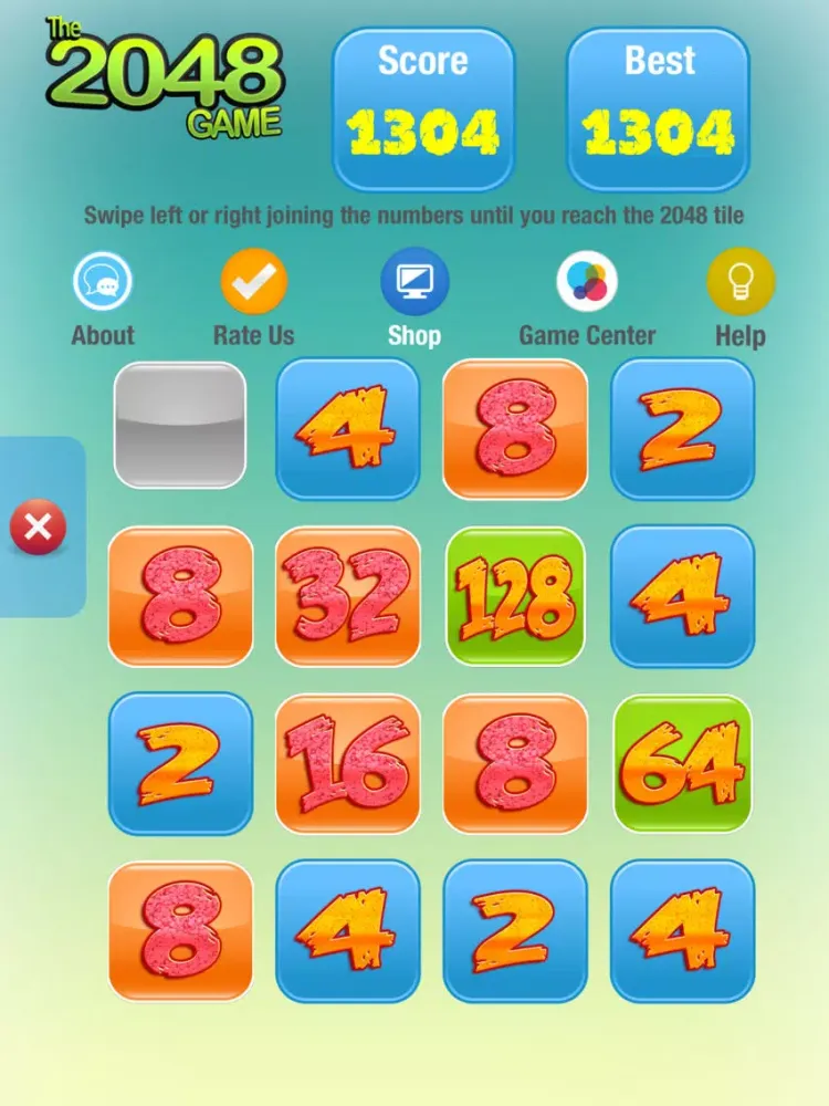 Скриншоты The 2048 Game - Test your Math Skills iPad 