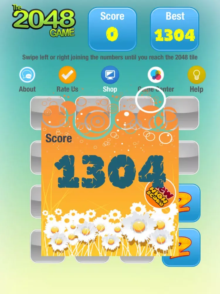 Скриншоты The 2048 Game - Test your Math Skills iPad 
