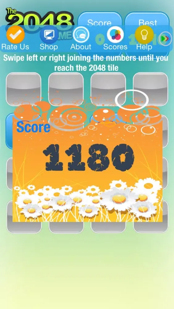 Скриншоты The 2048 Game - Test your Math Skills