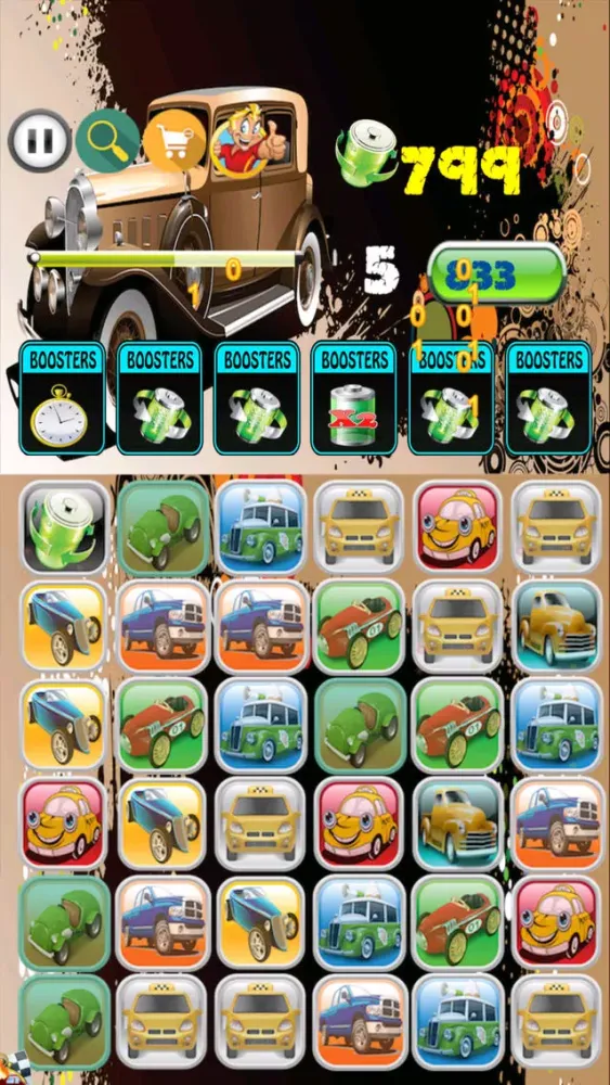 Car Power Quest – A Match 3 Game With 100 Twisted Levels应用截图