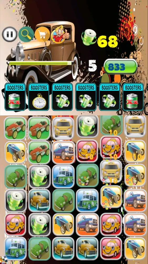 Car Power Quest – A Match 3 Game With 100 Twisted Levels应用截图
