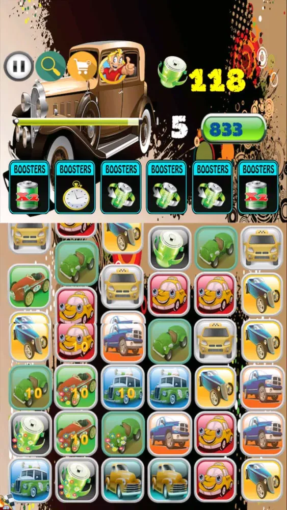 Car Power Quest – A Match 3 Game With 100 Twisted Levels应用截图