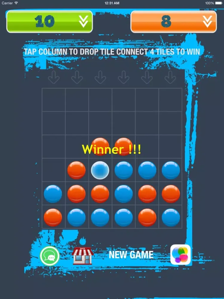 Four in Sequence iPad  Screenshots