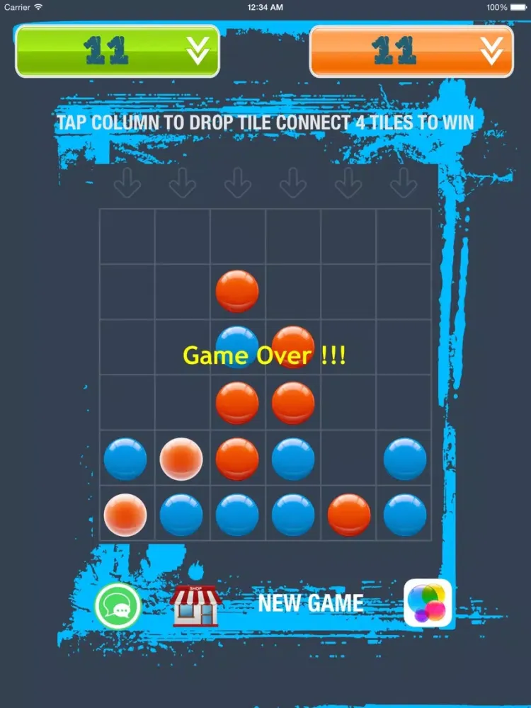 Four in Sequence iPad  Screenshots