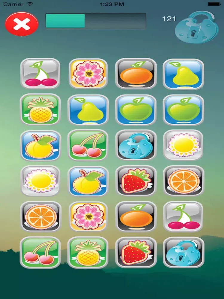 Fruity Challenge - Find & Match the Fruits iPad 스크린샷