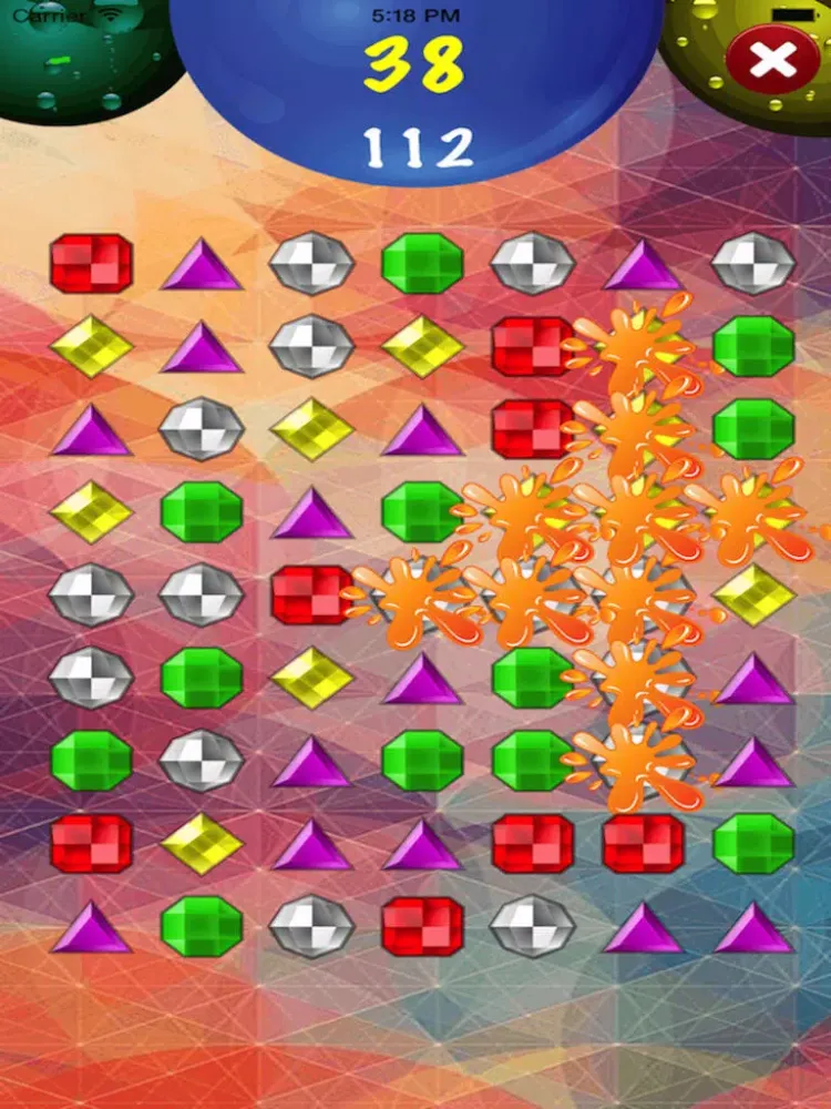 Treasure Hoard - Play and Match the Gems iPad  Screenshots