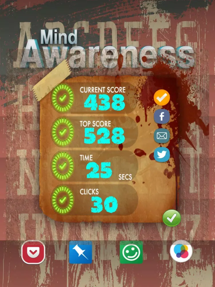 Ảnh chụp màn hình của Mind Awareness - A Game to Improve and Boost your Memory iPad 