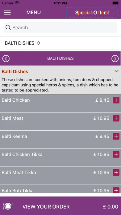 Screenshot di Balti House Restaurant