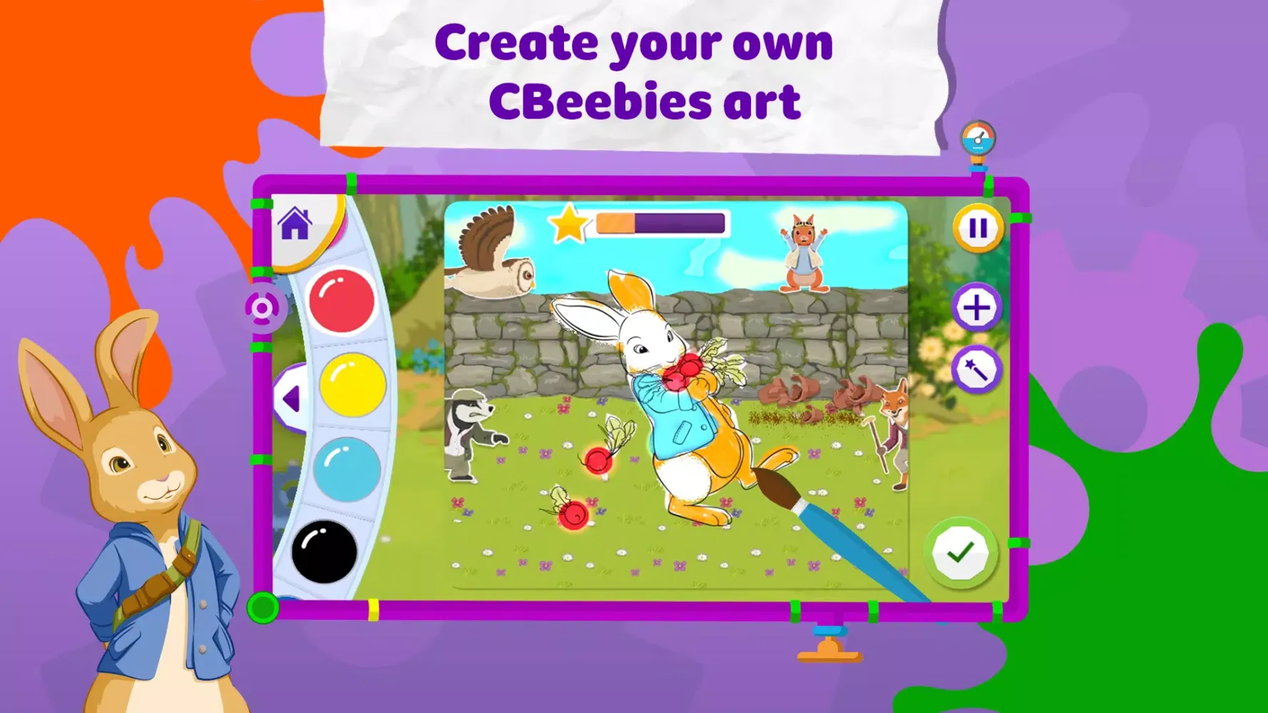 CBeebies Get Creative: Paint Screenshots