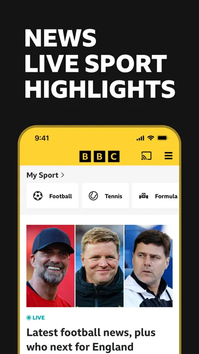 Скриншоты BBC Sport