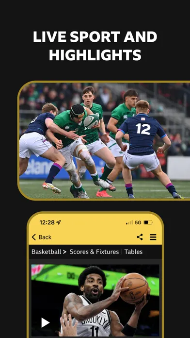Скриншоты BBC Sport