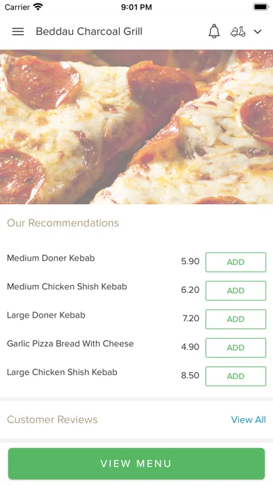 Screenshot di Beddau Charcoal Grill.