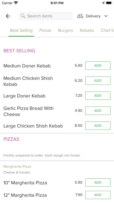 Screenshot di Beddau Charcoal Grill.