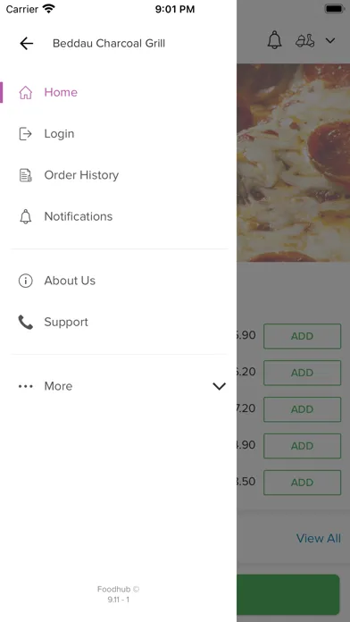 Screenshot di Beddau Charcoal Grill.