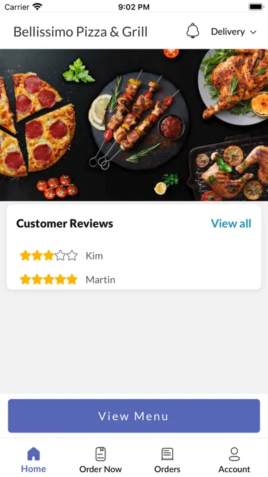 Bellissimo Pizza & Grill应用截图
