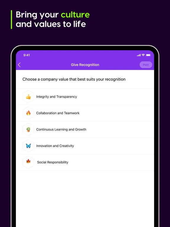 OneHub | Recognition iPad  Ekran Görüntüleri