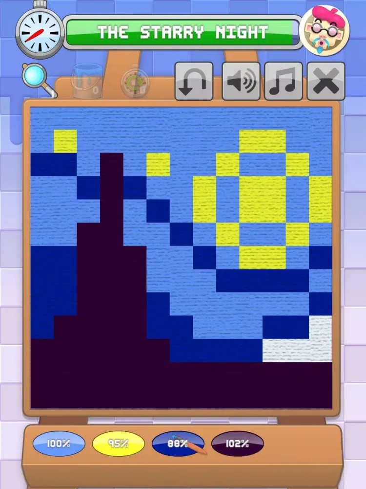 Pixel Perfect Painting iPad 应用截图