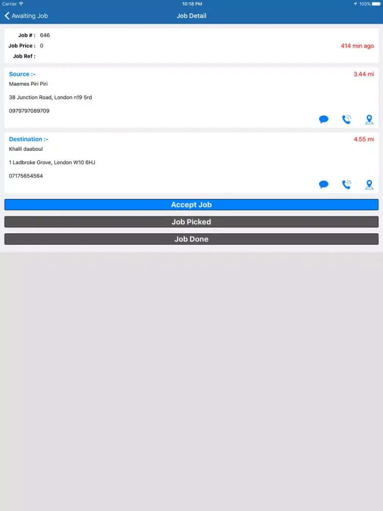 Capturas de tela do Best Go Driver iPad 