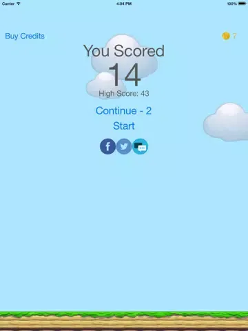 Capturas de tela do Flappy's Pipe Dream iPad 