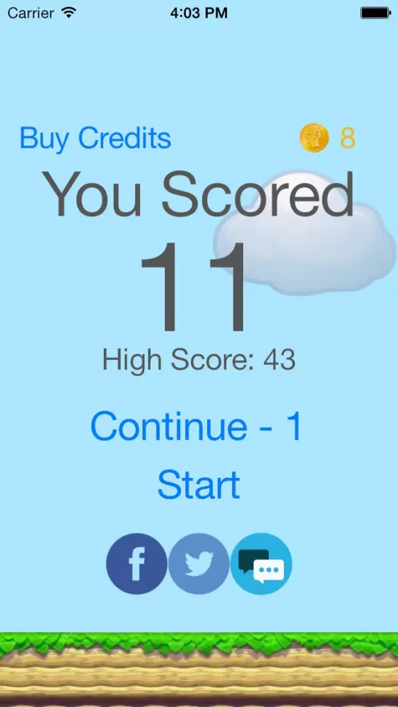 Capturas de tela do Flappy's Pipe Dream