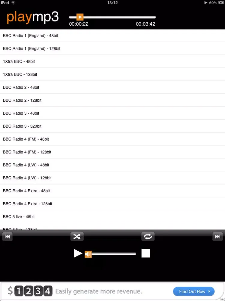 MP3 Player PRO iPad  Ekran Görüntüleri