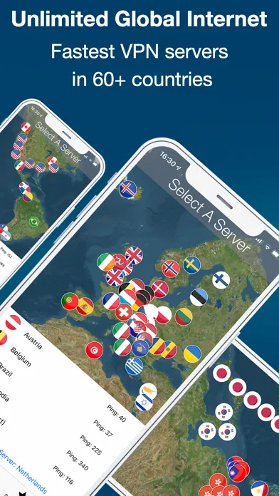 Zrzuty ekranu Flow VPN: Fast Secure VPN