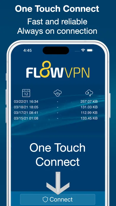 Zrzuty ekranu Flow VPN: Fast Secure VPN