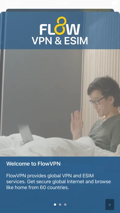 Zrzuty ekranu Flow VPN: Fast Secure VPN
