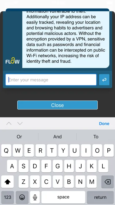 Zrzuty ekranu Flow VPN: Fast Secure VPN