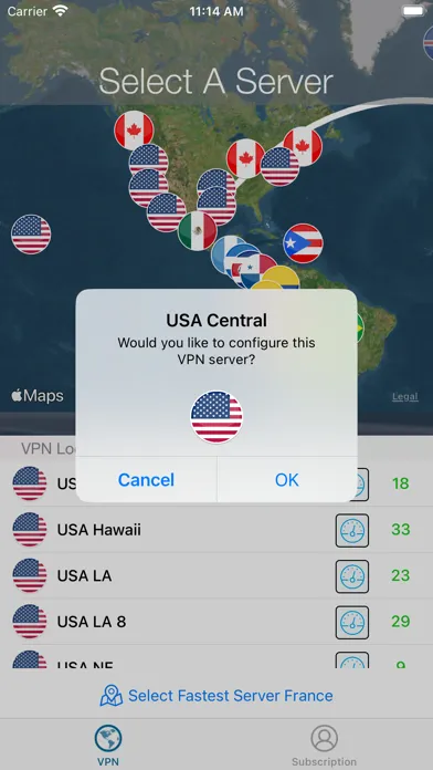 Zrzuty ekranu Flow VPN: Fast Secure VPN