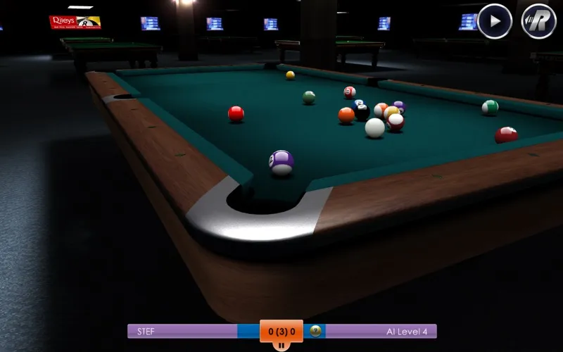Tangkapan layar International Snooker 2012