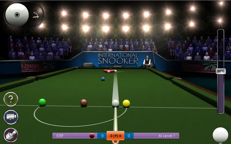 Tangkapan layar International Snooker 2012