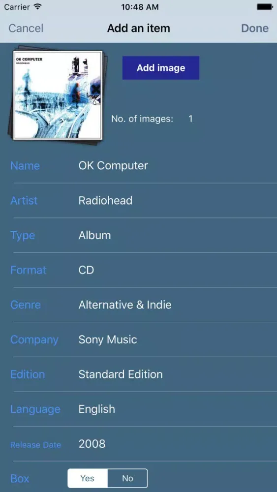Скриншоты My Music Collection