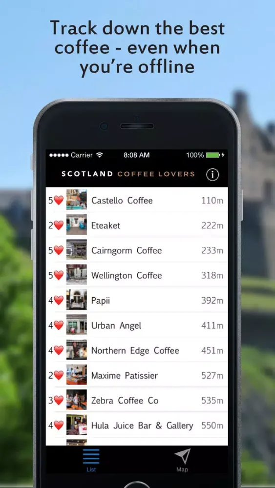 Tangkapan skrin Scotland Coffee Lovers