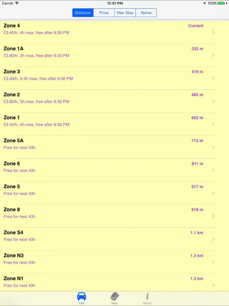 تصاویر Edinburgh Parking iPad 