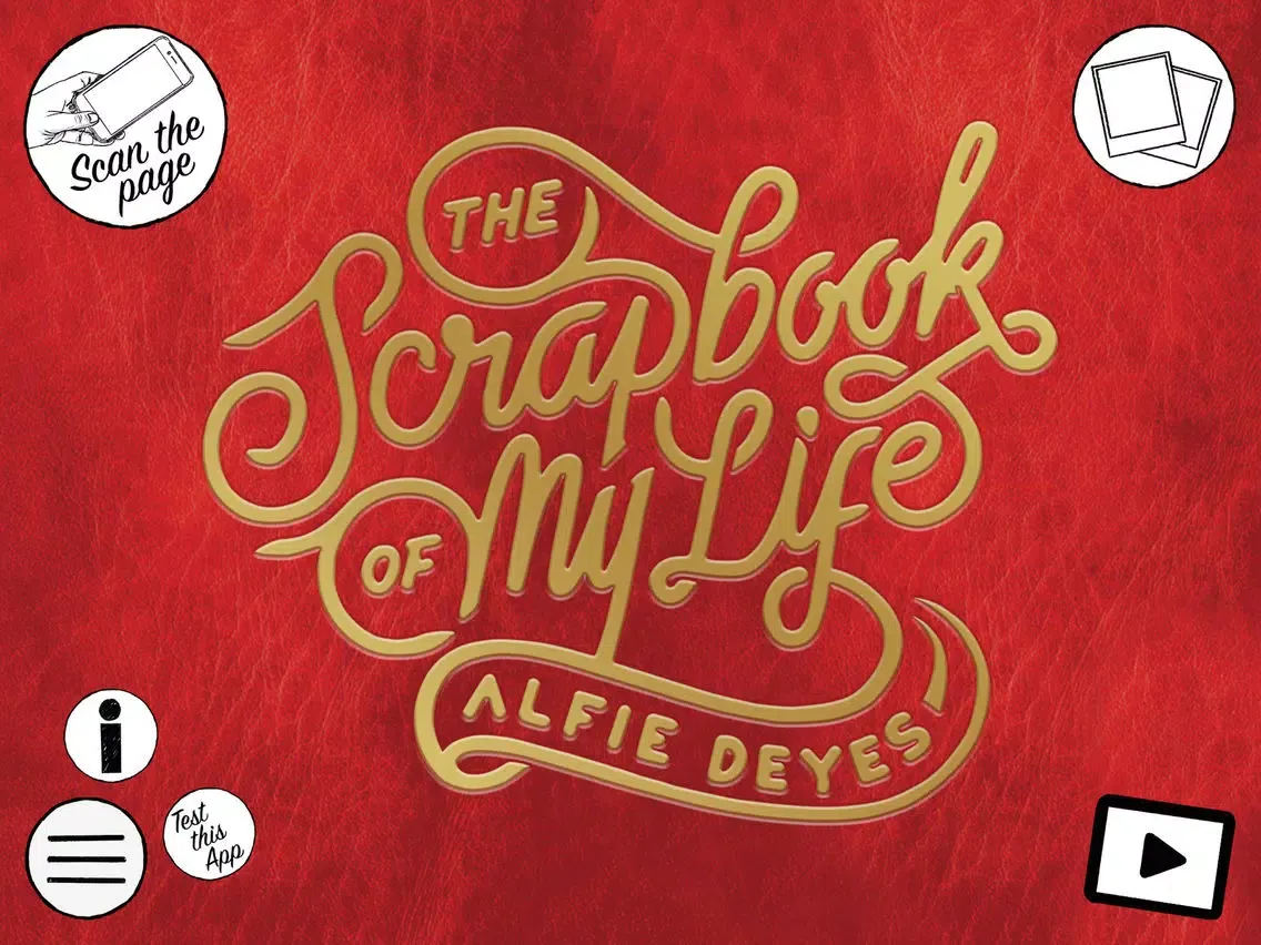 Tangkapan skrin The Scrapbook of My Life App iPad 