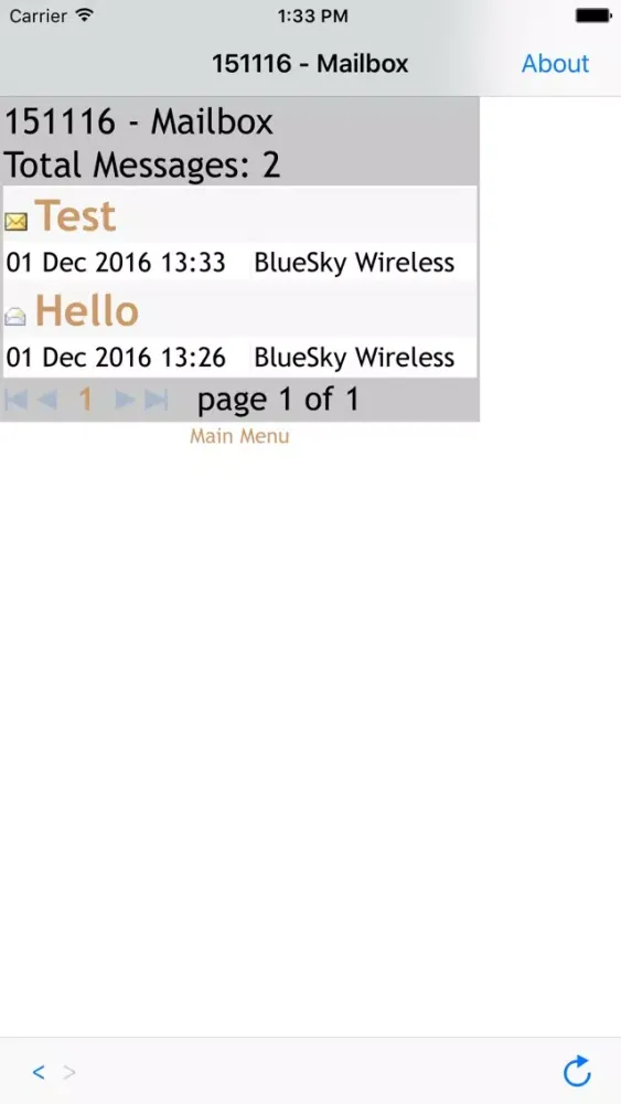 BlueSky Messaging स्क्रीनशॉट