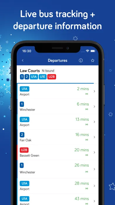 Capturas de pantalla de bluestarbuses