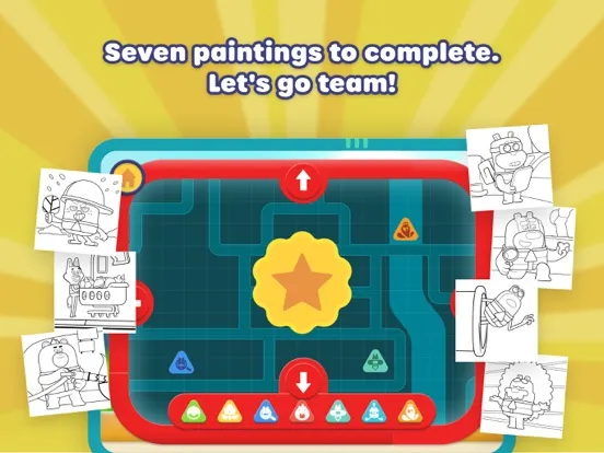 تصاویر Big Tree City: Coloring Game iPad 
