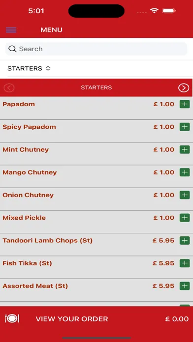 Tangkapan skrin Bombay Joes